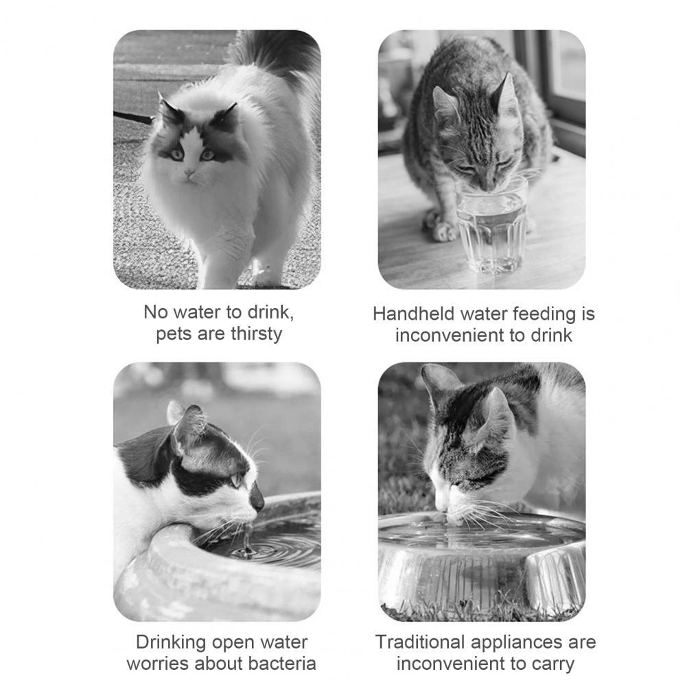 Travel Pet Water & Food Feeder