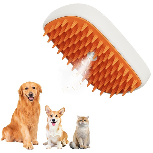 FurGlow Steam Massage Brush for Cats & Dogs