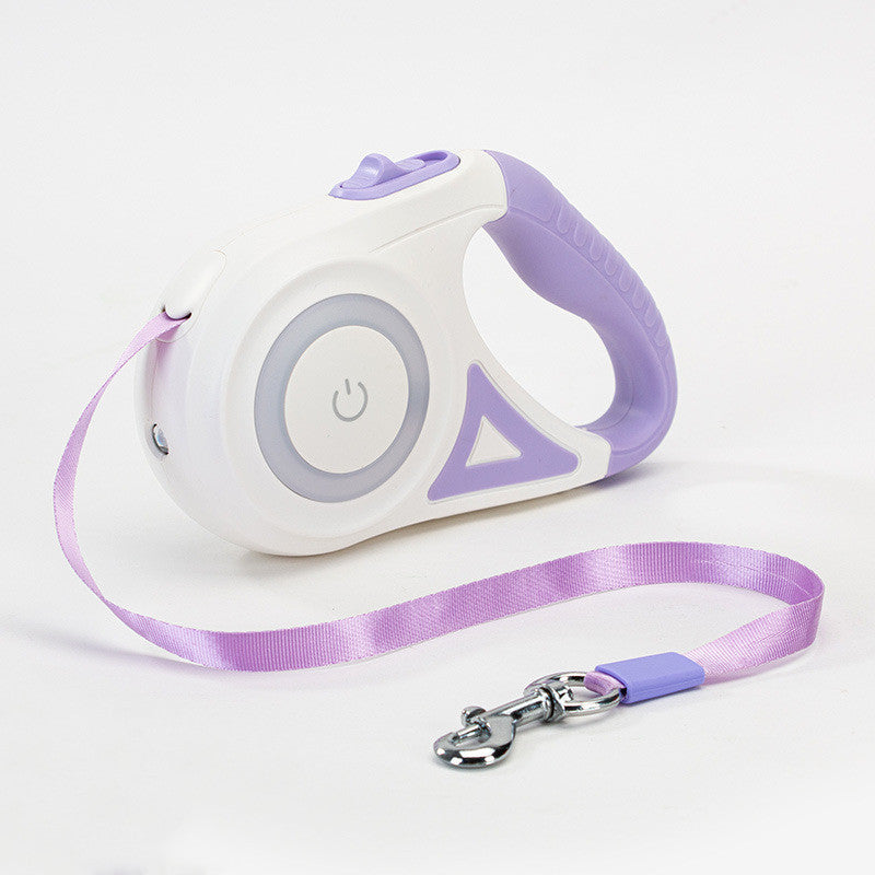Retractable Dog Leash & Collar – Automatic Rope for Small to Medium Dogs